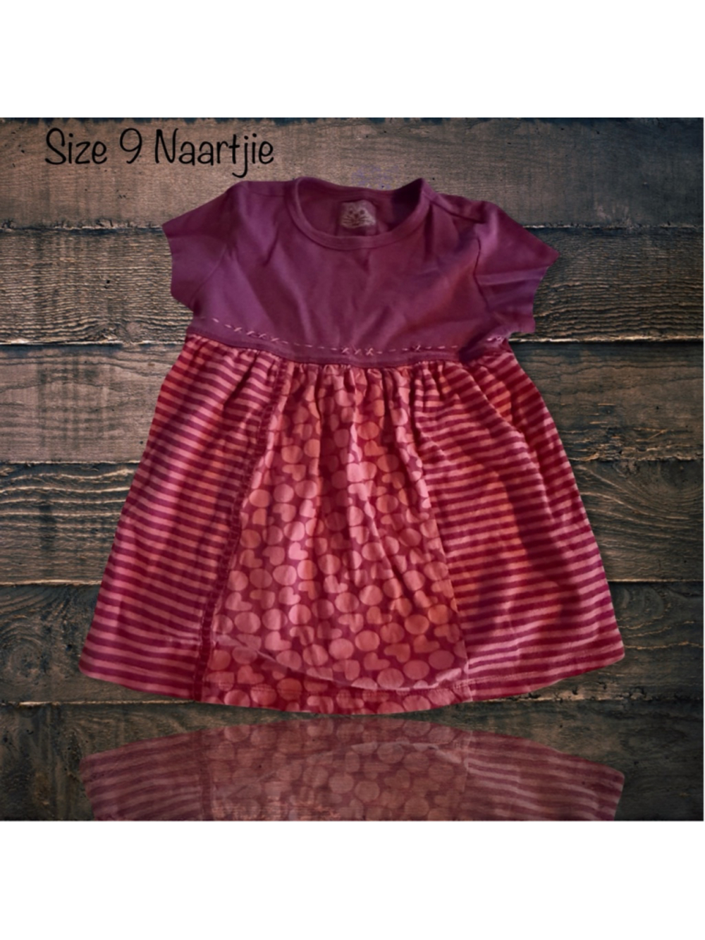 Size 9 Naartjie Wonky Heart Top
